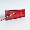  6 "rotes Rechteck -LED -Rücklicht