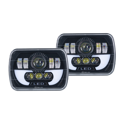 5X7-Zoll-LED-LKW-Scheinwerfer-Arbeitslampe mit Hi/Lo-Beam und Tagfahrlicht
