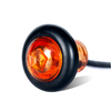 runde bernsteinfarbene LED-Seitenmarkierungsleuchte für LKW