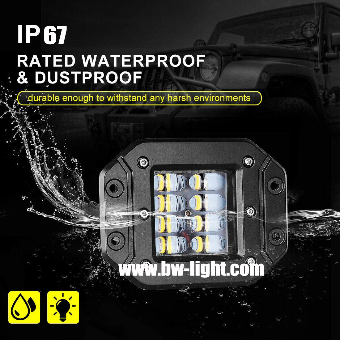 Hohe Intensitätsfleck -LED -Arbeitslicht für Jeep