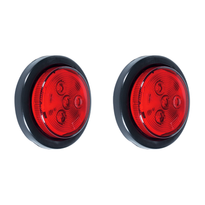 2,5 " Zoll rotes rundes LED-Heck-LKW-Licht