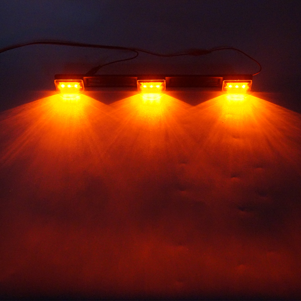 Rotes Clearance ID BAR Edelstahl LED-Markierungslicht