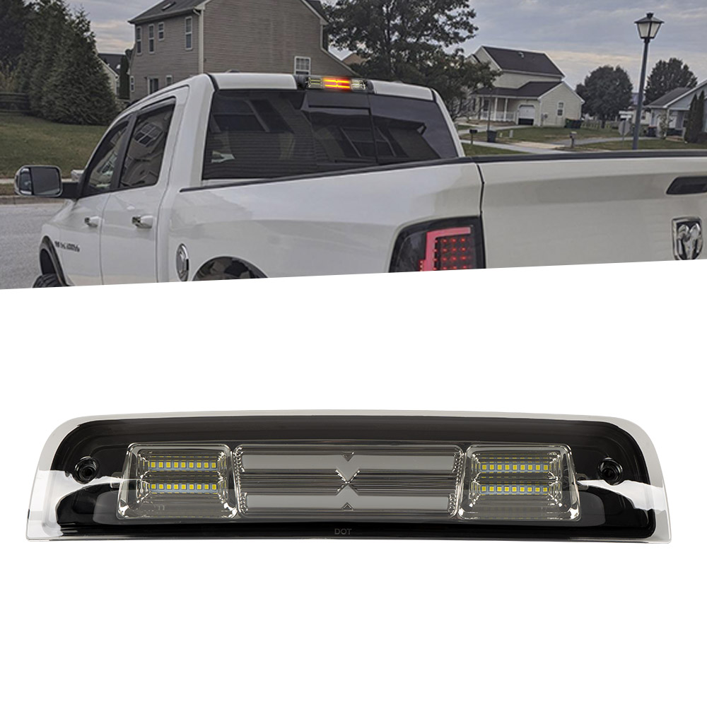 LED 3. dritter Bremsbremse-Frachtlicht für 2009-2017 Dodge Ram mit Rauchlinse