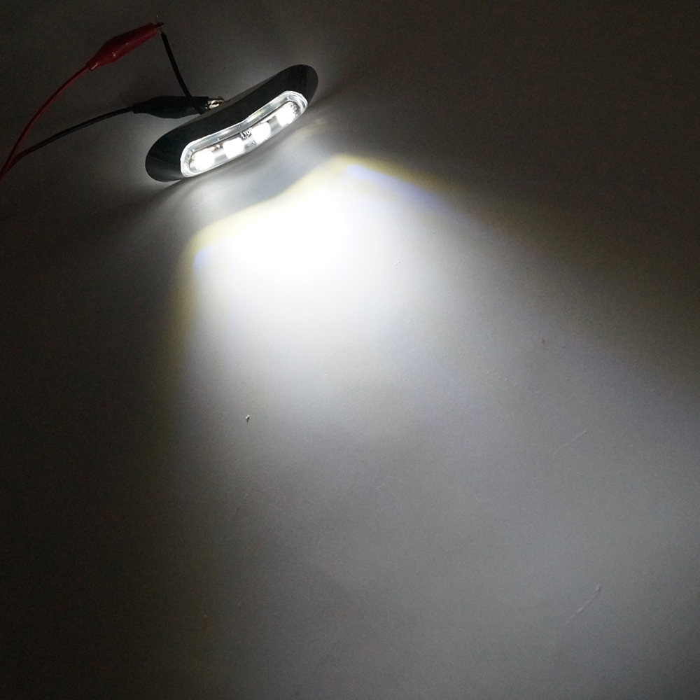 4 Zoll weißes LED -Markierungswarnlicht