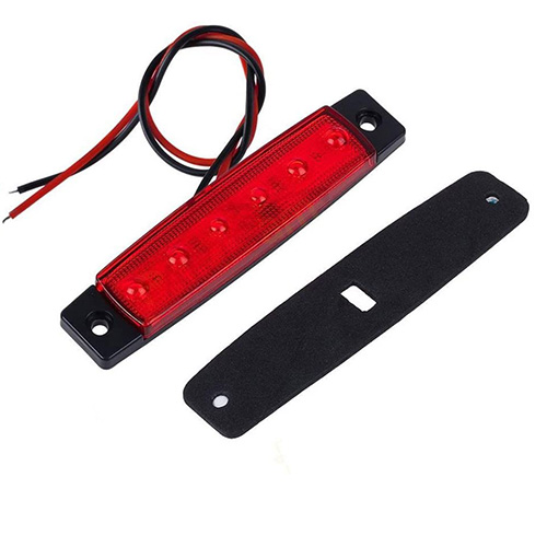 3,8 Zoll rote Bootsseitenmarkierungsleuchte LED-Fahrzeuglampen