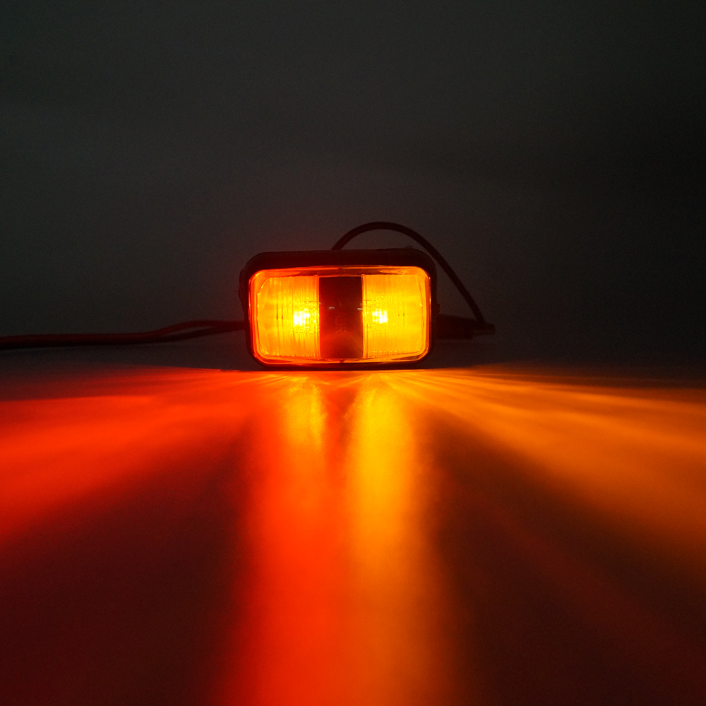 2,5 "Zoll rote Doppelfunktion LED -Seitenmarkerlichter 