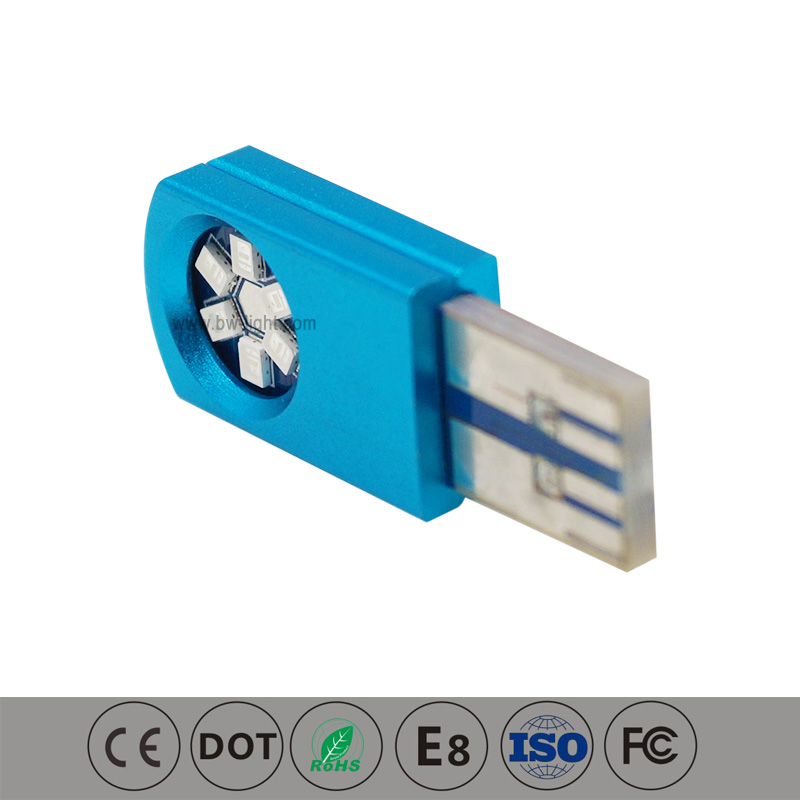 Blaue 12V 194 Led Autoinnenraumbirne