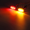 Gelbe ovale 12V LED-Seitenmarkierungsleuchten