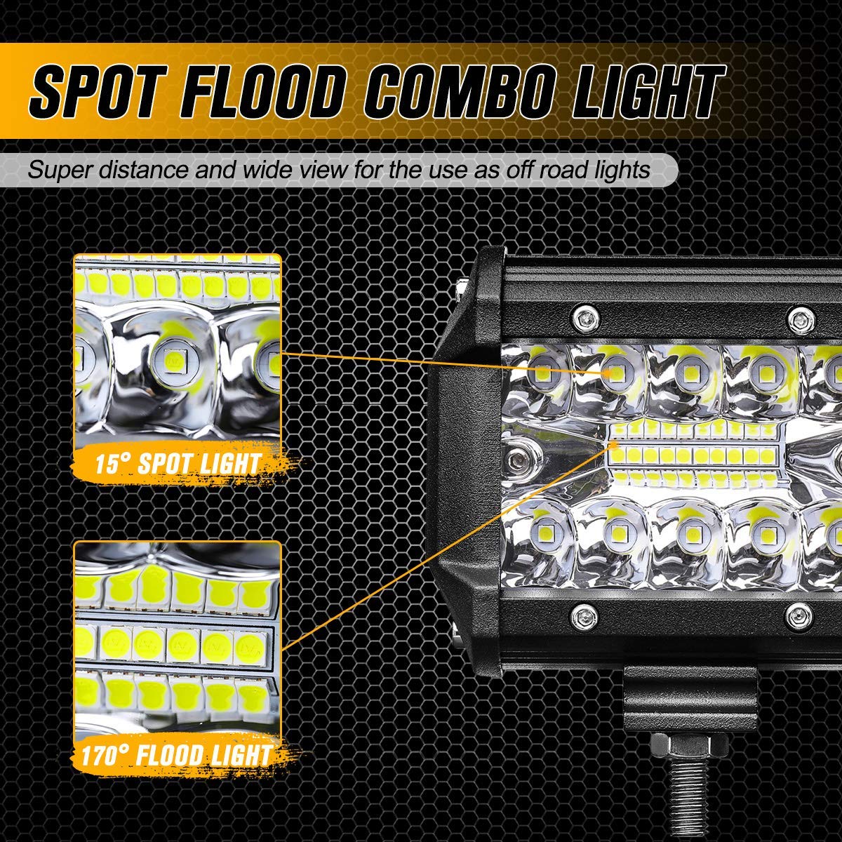 60W 4inch Spot Flood Combo LED Arbeitslichtleiste