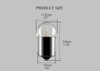 R10W BA15S Autobreite Licht Auto Halogen -Signalbirne