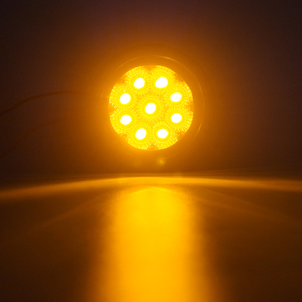 Gelbe Anhänger -LED -Markerlichter mit versiegeltem Schlafpaneel 