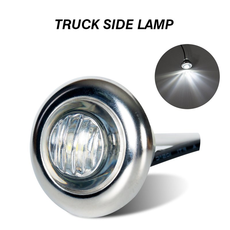 3/4 Zoll LED Side Marker Lichter Kotflügelmarkierungslampe LED -Autolichter