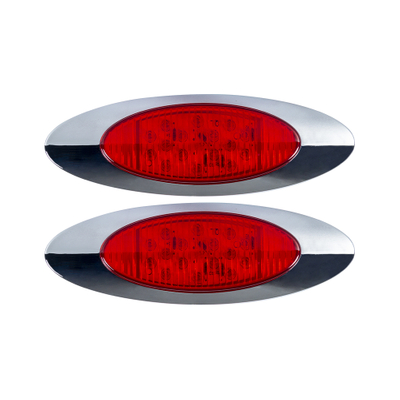 Rot |Oval |LED-Seitenmarkierungsleuchten |