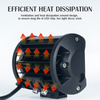 60W Rechteckige 4 Zoll LED-Arbeitslampe